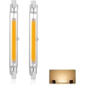 Miniatyrbillede 1 af 5: R7s LED-pære 118mm 30w Dæmpbar, varm hvid 3000k 3000lm, lineær Udskift J118 300w halogenpære, 360