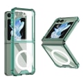 Pikkukuva 1 / 5: Z Flip 5 kirkas case, magneettinen kristallinkirkas iskunkestävä case Samsung Galaxy Z Flip 5:lle, yhteensopiva Magsafen kanssa Green