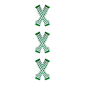 Pikkukuva 1 / 5: 1/2/3/5 Polven yläpuoliset sukat paksuille reisille Helppokäyttöiset ja tekevät vihreän ja valkoisen green and white 3Set