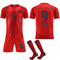 Miniatyrbilde 1 av 2: 2024-2025 Bayern München Hjemme Barn Voksen Fotballdrakt med Sokker Nr. 9 KANE 22