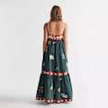 Pikkukuva 5 / 5: Naisten kesämekko, kukallinen olkaimeton rantamekkok, boheemi maxi-mekko, rento ranta- ja Havaiji-vapaa-ajanmekko style:style2; M