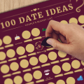 Miniatyrbillede 5 af 6: Plakat med 100 date ideer, 100 ting at gøre Bucket List for Date Night, Valentinsdag gave til kæresten kæreste, 16,5" x 23,4" A