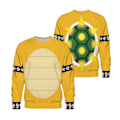 Pikkukuva 4 / 4: Piirretty Bowser 3D-tulostus Ylisuurinen Naisten/Miesten Huppari Y2k Streetwear Hip Hop Pusero Huppari Takki Cosplay Puku -a o-kaula-huppari o-neck hoodie 4XL