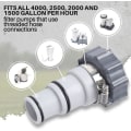 Miniatyrbild 4 av 4: 2st poolslangadapter, pooladapter, Intex pooladapter, poolslangadapter, pumpslangadapter, poolslanganslutning 32 och 38 mm