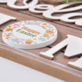 Miniatyrbild 5 av 5: Utbytbart rektangulärt träskylt med 13 säsongsbetonade delar Blomsterbågeplatta Style H