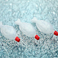 Miniatyrbilde 4 av 4: 10 stk fiskeformede 8,2 ml engangsflasker til soyasaus og sushikrydder