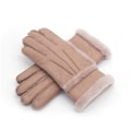 Miniatyrbilde 8 av 8: 100% Saueull Vintervotter Hansker For Kvinner Menn Ekte Kashmir Pels Varme Hansker Damer Full Finger Ekte Skinn WNRD WNRD one size