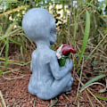 Pikkukuva 5 / 5: Luovat puutarhakoristeet Alien Hug Dwarf Kääpiöpuutarha Elf-koristeet