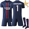 Miniatyrbillede 1 af 2: 2025-2026 Paris Saint-Germain Hjemme 1 Stjerne Fodboldtrøje No.1 Donnarumma L
