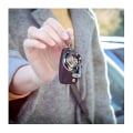 Miniatyrbilde 4 av 5: Bil Metal Nøkkelring Lyd Turbo Key Glidelager Spinning Modell Turbin Turbo Ring Nøkkel Turboformet