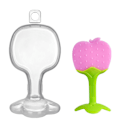 Miniatyrbilde 1 av 5: Silikon-tyggeleke for babyer, babytilbehør, nye frukt-tyggeleker for babyer, gave, BPA-fri TD1105CF