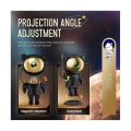 Miniatyrbilde 2 av 5: Star Projector Galaxy Night Light - Astronaut Space Projector, Starry Ceiling Lamp With Timer Remot Black