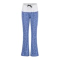 Miniatyrbillede 5 af 5: 2022 Løse Brede Ben Leggings Dansebukser Snøreliv Patchwork Løse Sportsbukser til Kvinder Light Green L