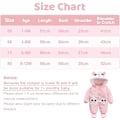 Miniatyrbilde 3 av 5: Minizone Baby Jumpsuit Vinterdress Snødrakt Gutter Jenter Bomull Avtakbar Hetteskjorte Lang Erme Dinosaur Kostyme Jumpsuits Gave 0-12 Måneder Pink 9M