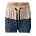 Miniatyrbillede 3 af 5: 2022 Løse Brede Ben Leggings Dansebukser Snøreliv Patchwork Løse Sportsbukser til Kvinder Gray XL