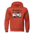 Pikkukuva 5 / 5: 2023 Initial D Supra Hupparit Miehille ja Naisille Rento Pitkähihainen Löysä Urheiluhuippari JDM-Painatus Puloveri Orange XXL