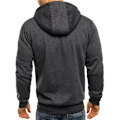 Miniatyrbilde 4 av 5: Hettegensere for menn, høstjakker black 4XL