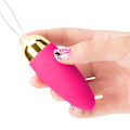 Miniatyrbild 3 av 5: 10 Vibrationslägen Vattentät Uppladdningsbar Trådlös Fjärrkontroll Vibrator För Kvinnor An Hot pink
