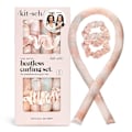 Miniatyrbild 1 av 3: Kitsch Satin Heatless Curling Set - Hårullar för värmefria lockar | Värmefria hårullar & varmrullar | Hårullar att sova i | Värmefria lockar Sunset