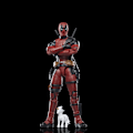 Miniatyrbillede 3 af 4: Deadpool Deadpool Marvel Yamaguchi Deadpool X-Men SHF Actionfigur