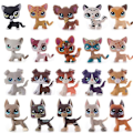 Miniatyrbild 1 av 2: Little Pet Shop LPS Kattkollektion Sällsynt Stående Korthårig Gamla Kattungar Högkvalitativ Actionfigur Modellleksaker Barnpresent