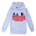 Miniatyrbilde 3 av 5: Guttens Stranger Things hettegenser, genser, genser, utendørs, grå Grey 140cm