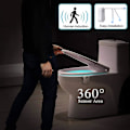 Miniatyrbillede 3 af 4: 16 farver natlys - toilet natlys, automatisk bevægelsessensor lys til badeværelse toilet, glød skål natlys passer til ethvert toilet (multi-farve