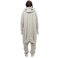 Miniatyrbild 2 av 5: Grå säl onesie för vuxna kvinnor och män djur kigurumi pyjamas tecknad pyjamas hemmakläder halloween cosplay festdräkt M