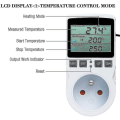 Miniatyrbillede 3 af 5: Digital / Varme Køling Termostat Stikkontakt Lcd Temperatur Controller, 230V Til Drivhusgård Temperatur Controller/Terrarium Termostat(Socket)