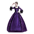 Pikkukuva 2 / 2: Aikuisen Elegantti Mekko Keskiaikainen Pitsi Catrina Cosplay Violeta G
