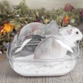 Miniatyrbillede 5 af 5: Hamster Sandbadekar Hamster Sandbad Beholder Lille Dyr Badekar med Sandskovl til Dværg Hamster Marsvin Kæledyrsbur Tilbehør. (M)