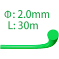 Pikkukuva 2 / 6: 2,0 mm x 30 m pyöreä trimmerisiima nurmikonleikkuriin