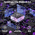 Miniatyrbilde 6 av 11: Bluetooth-ørepropper, trådløse ørepropper, for iPhone og Android