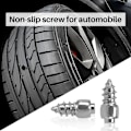 Miniatyrbillede 4 af 5: 100 stk. Stud Skruer 9mm + 1 stk. Borhylster, Auto Bil SUV ATV Anti-slip Skrue Stud Hjul Dæk Sne T