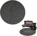 Round Fire Pit Mat for Deck, BBQ Grill Splatter Mat, Fireproof Mat Heat