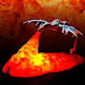 Miniatyrbilde 1 av 5: Fire Dragon-lamper, 3d-trykt nattlys for barn, led månelys, usb-dragelampe juledragegaver Red--Fire Dragon