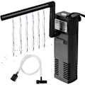 Miniatyrbillede 1 af 5: Akvarium Vandstrømsfilter 4W 300L/H Internt Akvariumfilter 60L Akvariumpumpefilter med Filter Svampe til Fisk