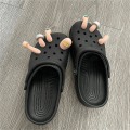 Miniatyrbild 1 av 4: Skor Tår Berlocker Träskor Dekoration,crocs Tillbehör Onormal form Tå Skodekoration Berlocker För Gag Roliga presenter Skin