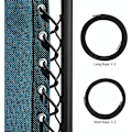 Miniatyrbilde 2 av 5: Erstatning Universal Elastisk Tau For Lafuma Relax Lenestol, Lafuma Loungestol, Zero Gravity Sammenleggbar Stol, Bungee Relax Lenestol (2 2m/78 Tommer+2 1
