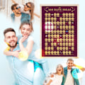 Miniatyrbillede 3 af 6: Plakat med 100 date ideer, 100 ting at gøre Bucket List for Date Night, Valentinsdag gave til kæresten kæreste, 16,5" x 23,4" A