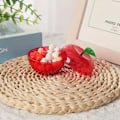 Miniatyrbild 4 av 5: 10 st, Tillbaka till skolan säsong Plast Äpple Behållare Kreativ Godis Förvaringslåda Alla hjärtans dag Present Dekorationer Röd Äppleformad Godisbehållare Äpple