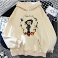 Miniatyrbillede 1 af 5: Coraline Hoodies til Kvinder Sjove Grafisk Sweatshirt Langærmet Hættetrøje 65151 M