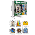 Miniatyrbillede 5 af 5: Miniature Fe-Hjemmedør Udendørs Mini Havegnom Til Træer Tilbehør Havekit Kunststatue