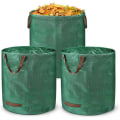 Miniatyrbilde 1 av 4: NAIZY Hageposer Sett med 3 Hageposer 272L Heavy Duty Hageavfallsposer Hageavfallspose Robust PP avfallspose