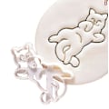 Miniatyrbilde 1 av 4: 1/3 stk Kattkjeksformer Kitty Butt Form DIY Kjekskjeksform Stempel Bakeware B