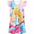 Miniatyrbild 3 av 4: Flickor Barn Taylor Swift Seriefigur Nattlinne Musikkonsert Pyjamas Klänning Nattkläder Nattkläder för Fans 5-6 Years