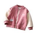 Miniatyrbilde 1 av 5: Høst- og vinterjakker for menn og kvinner, tykke varme langermede høye halstopper rosa 140cm 25-30kg