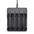 Miniatyrbillede 4 af 4: 18650 Batterilader 4 pladser Oplader Lommelygte 4.2V Lithium Ba