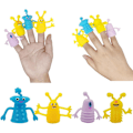 Miniatyrbillede 1 af 8: Monster Fingerdukker, Monster Strækbare Fingerdukker Fidget Legetøj, Bløde Gummi Fingerdukke Legetøj (8 stk./Tilfældig Farve)