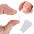 Miniatyrbillede 1 af 5: Indgroet tånegle pedicure værktøj 10 stk/flaske opretningsclips buet Bs bøjle tånegle tykke paronychia korrektionsværktøj fod White